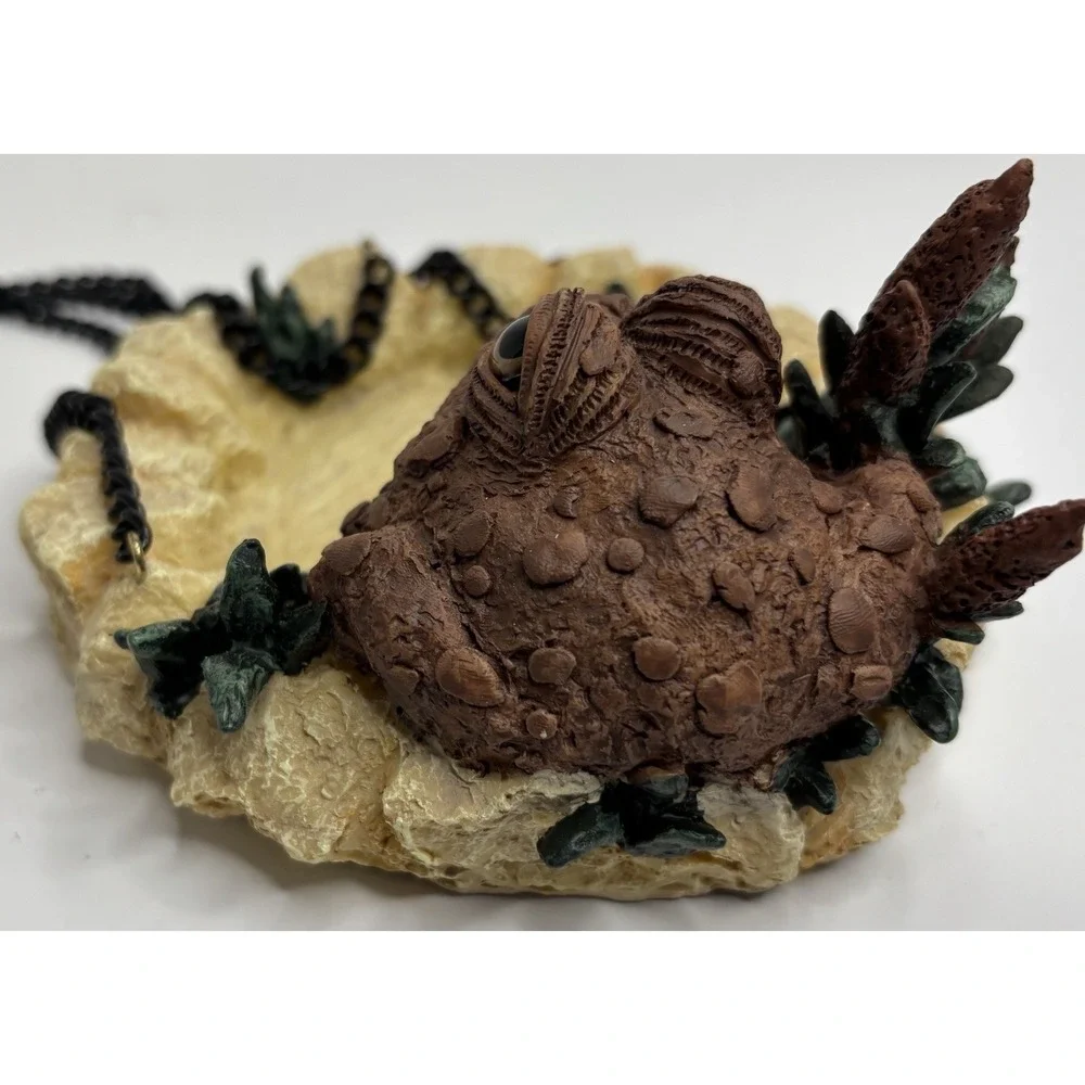 Toad Hollow Hanging Bird Feeder Garden Pond Yard Décor 1999 Vintage NEW W/Box
